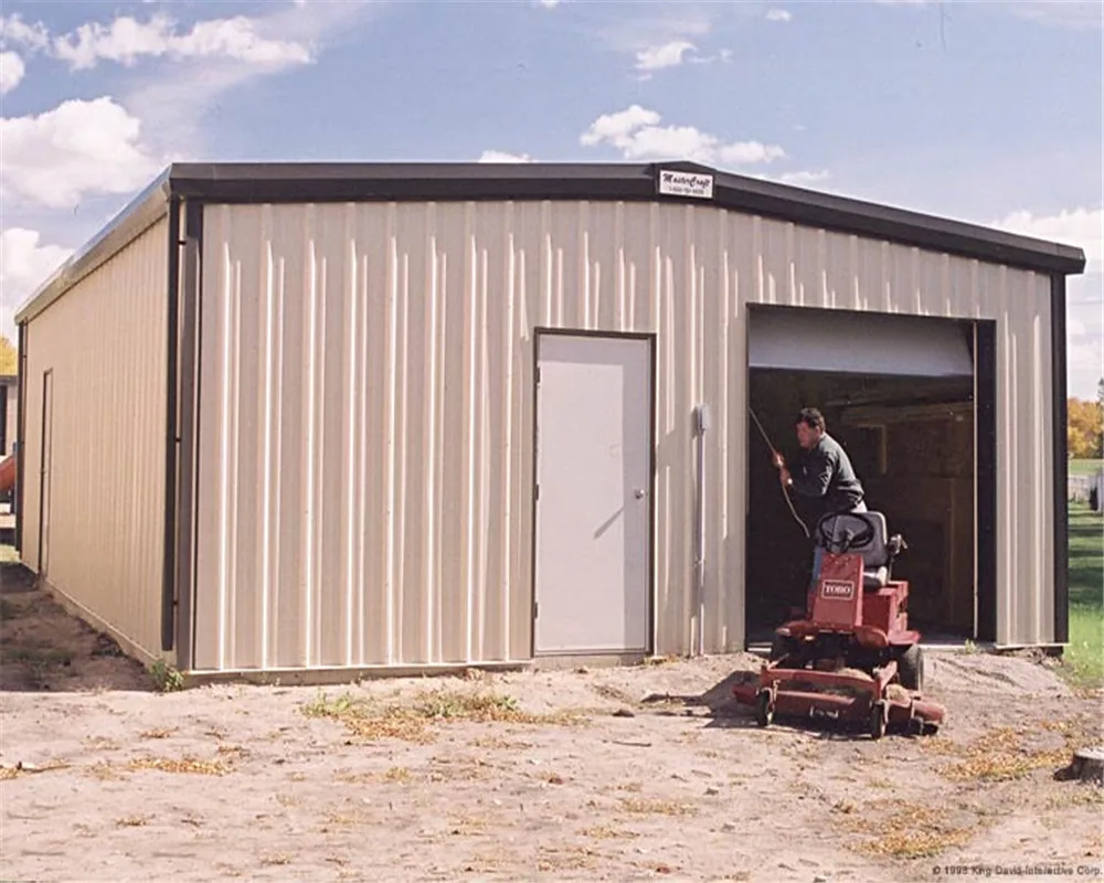 Prefab steel structure kit tiny tool house / car garage / warehouse / workshop / shed