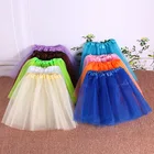 2019 Fashion Fluffy Kids Tutu Skirts Child Ballet Girls Tulle Skirt Princess Layered Tulle Maxi Skirt For Dancing party