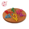 brain game hot selling classic wooden Chinese checkers