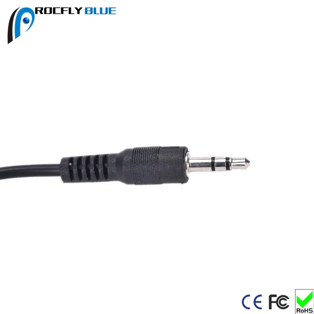 3.5mm IR Infrared Remote Control Receiver Extension Cord Cable With LED Light 3MFor IR Receiver cable - ANKUX.COM