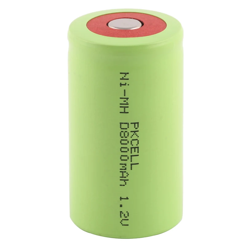 Ni Mh V D Size Mah Rechargeable Battery Flat Top Buy