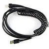 BarCode Scanner USB Spiral Cable,3M(10feet),For Honeywell HHP 1900g Hyperion 1300g Xenon 19001902 Voyager 1250g1200g