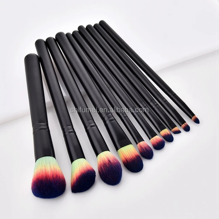 SFM Brand High Quality 10 Professional Makeup Brush Set Gradient Makeup Brush Makeup Brush Tools Wholesale