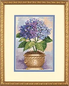 cs-2325 Cross Stitch Kit Hydrangea in Bloom Flower Flowers dim 06959 6959