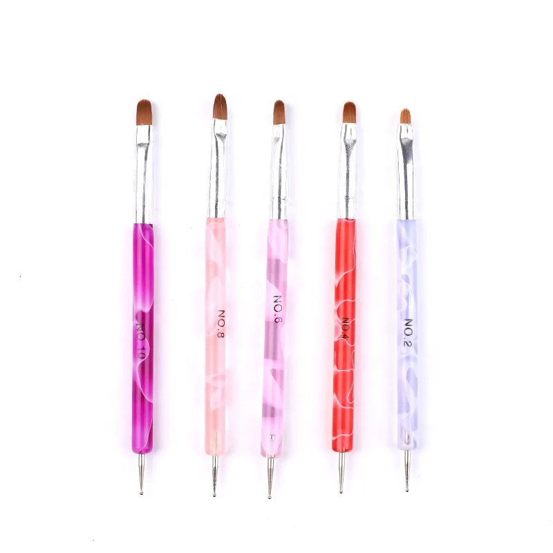 High Quality Nail Art Set Professional Supplier Sea Wave Handle Double Use Nail Brush Set
High Quality Nail Art Set Professional Supplier Sea Wave Handle Double Use Nail Brush Set