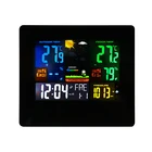 Multi Room Color Screen Large LED Display 433MHZ Wireless Thermometer Weather Station
