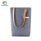 Wholesale products accept custom style fashionable woman felt tote bag