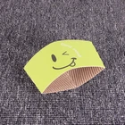 Custom corrugated paper sleeve packaging for coffee cup/cardboard sleeve packaging
