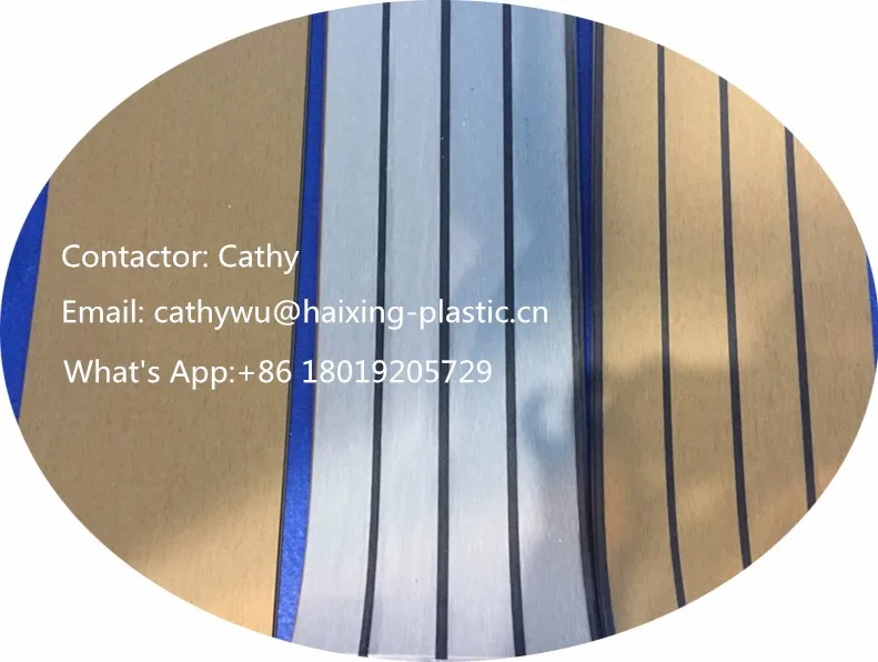 high quality pvc yacht adhesive decking
