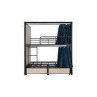 Modern queen size easy install metal adult bunk bed parts