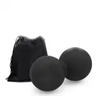 Hard Soft Combo Stress Reflexology Porcupine Sensory Ball Set custom printed double yoga massage lacrosse ball