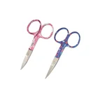makeup manicure nail scissors with stainless steel curved blades