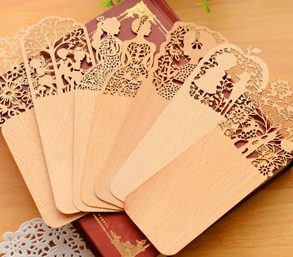 hollow wood bookmarks