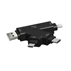 4in1 TF SD Card Reader for 8pin type-C USB micro USB