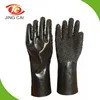 Hot 35cm Black PVC coated wholesale industrial glove manufacturer on line Anti slip glove Polyester