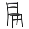 Stacking dining furniture outdoor white pp plastic chair