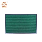 High sales double stripe carpet pvc door mat printed non woven carpet