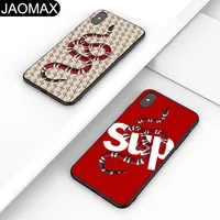 Custom Brand Logo Snake Cartoon Pattern Soft Matte Black TPU Case For iPhones X Xs Max Xr 6s 7 8 Plus Mobile Phone Cover
Custom Brand Logo Snake Cartoon Pattern Soft Matte Black TPU Case For iPhones X Xs Max Xr 6s 7 8 Plus Mobile Phone Cover