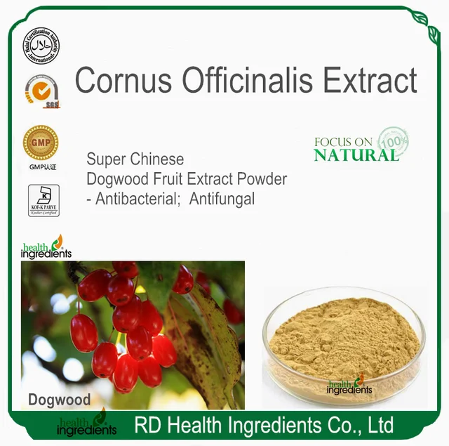 natural 10% loganin cornus officinalis berry extract