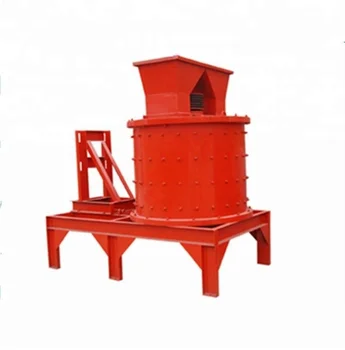 Vertical compound stone crusher for concrete, gypusm, clinker