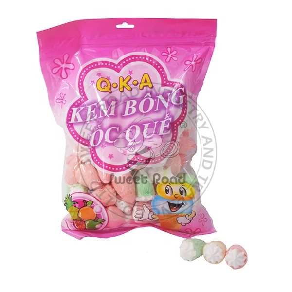 Halal Sweets Mixed Strawberry and Ice-cream Shape Marshmallow