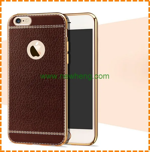 High Quality Phone Case Electroplating Bumper Leather Skinning Back Cover Case for iphone 6 6s 6 Plus 4.7'' 5.5 China Suppliers
High Quality Phone Case Electroplating Bumper Leather Skinning Back Cover Case for iphone 6 6s 6 Plus 4.7'' 5.5 China Suppliers