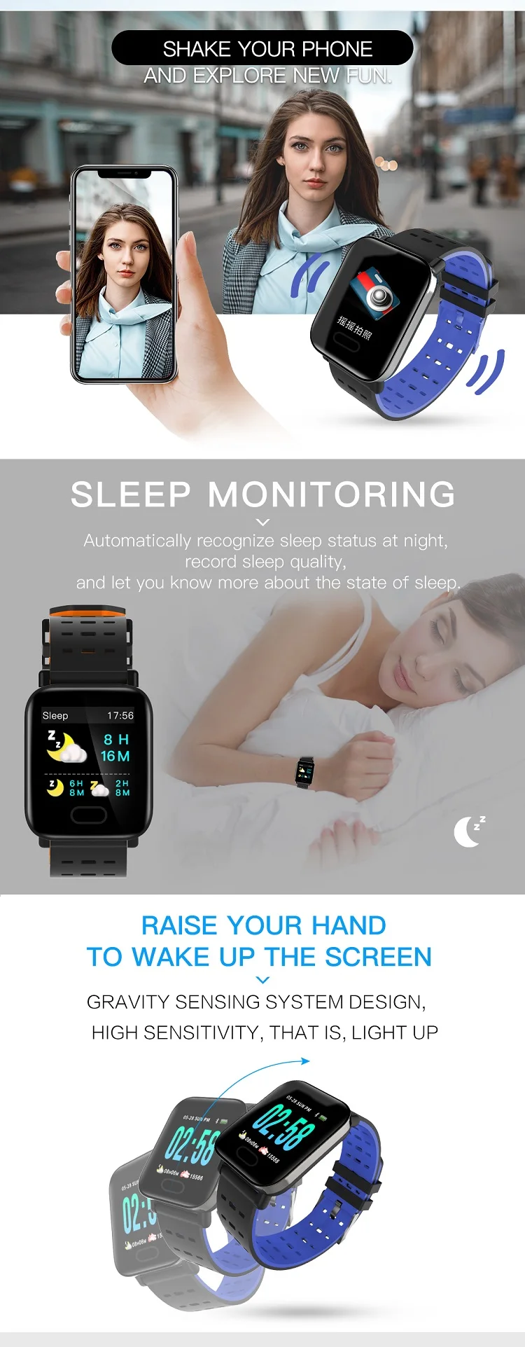 Bas prix &eacute;tanche silicone montre android ce rohs montre intelligente pour Samsung - ANKUX.COM
