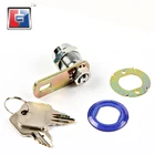 Zinc alloy tool box knob cam lock file cabinets safe rotary lock furniture assembly cam locks with 2 keys