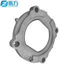 Custom precision alloy steel threaded flange