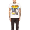 OEM custom high fashion mens printed t-shirt Lightly distressed tshirt for man