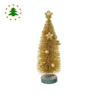 China personalized ornaments white 8 inches metal spiral christmas mini tree