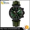 Multiple Time Zone Watches Men Sports Military Wrist Watch with Day/Date