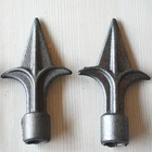 Customize design high quality ornamental cast iron spear head cast iron elements for fence and gate