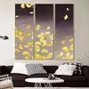 Chinese Style Painting Maple Leaf Painting Handpainted with Wooden Frame for Wall Decor