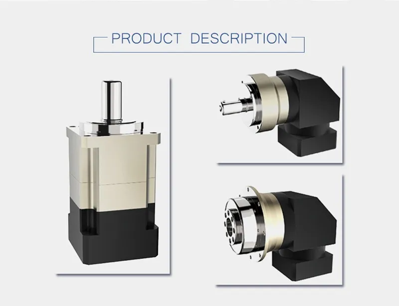 dc motor planetary gearbox Flange Output Planetary gearbox 5:1 7:1 10:1 for 750w AC servo motor speed reducer gearbox
