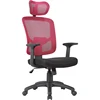 Cheap Swivel task mesh back office chair with adjustable headrest for office desk