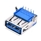 Female Socket 3.0 USB A-Type Connector 9-Pin DIP