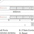 Snmp Port 24 24 Port Sfp Switch LACP QoS SNMP Website Managed 24 Port Sfp Switches For Wifi CCTV Cameras