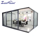 AS2047 & CSA standard & Florida approval thermal break double glass balcony exterior sliding glass door