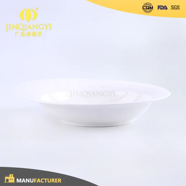 factory wholesale price personalized 12inch porcelain pasta soup