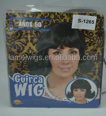 PW0413 NEWLOOK 100% Hot Pick for Magic Women Party Cosplay Carnival silky straight Sexy Beauty black Synthetic Wig