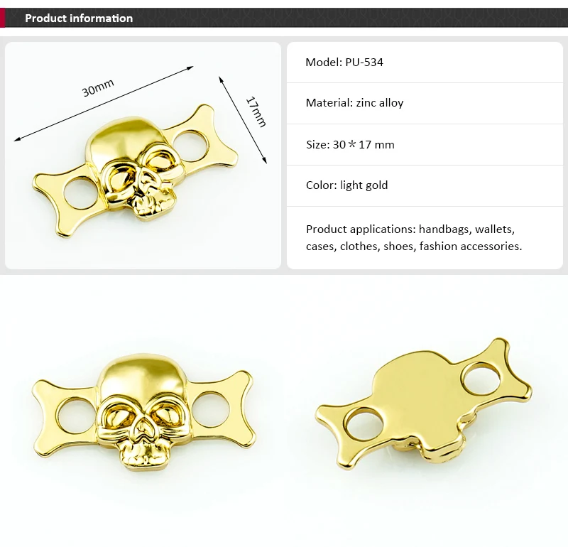 Metal Logo For Clothes