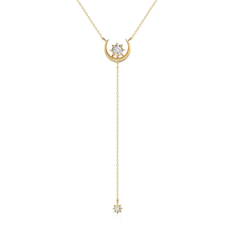 Lariat solid 14K yellow gold drop crescent moon necklace, Y shaped necklace, 14k gold
Lariat solid 14K yellow gold drop crescent moon necklace, Y shaped necklace, 14k gold