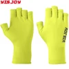 OEM ODM Fingerless UV 50+ Lycra UV Protect Fishing Outdoor Gloves For Sun Protection