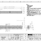 2.54 mm pogo dual row DIP 1-40 , 2-80 pin connector