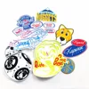 quote for your own designed full color self adhesive sticker printing private shaped die cut pvc logo sticker