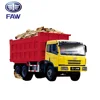 China FAW J5M factory iron tank garbage dump tipper truck