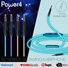 EL flowing light aux led light aux audio cable Wholesale for PC,MP3,mobile phone, car, headset and bluetooth speakers