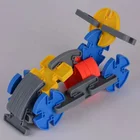TOP sale attractive style custom kids DIY plastic building block assembling educational toy