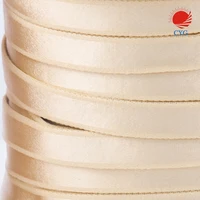 

CYG-12mm plush back nylon satin bra strap in color nude